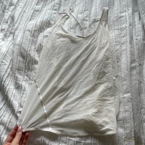 lululemon open back top.